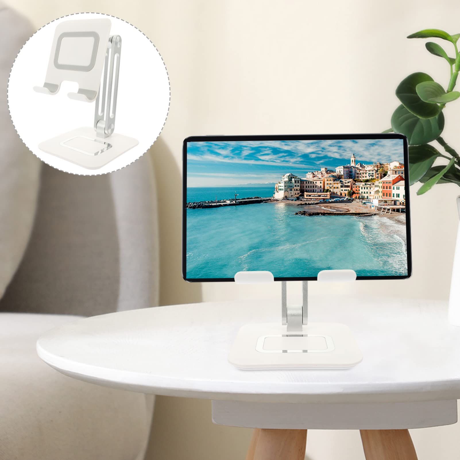 Hemobllo Per Telefono Scrivania Regolabile Stand Per Smartphone e Tablet Compatibile Dispositivi Design