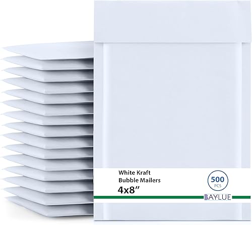 Miniatura 19 de Sobres pequeños de papel kraft de burbujas de 5 x 10 pulgadas #00 Sobres acolchados autosellables Sobres acolchados de burbujas