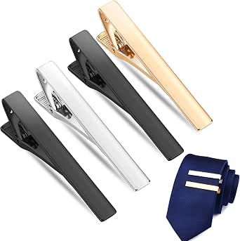 Clip De Corbata Con Diseño De Búho - Aleación Dorada, 4x1.8 Cm | Accesorio Elegante Para Hombres, Regalo