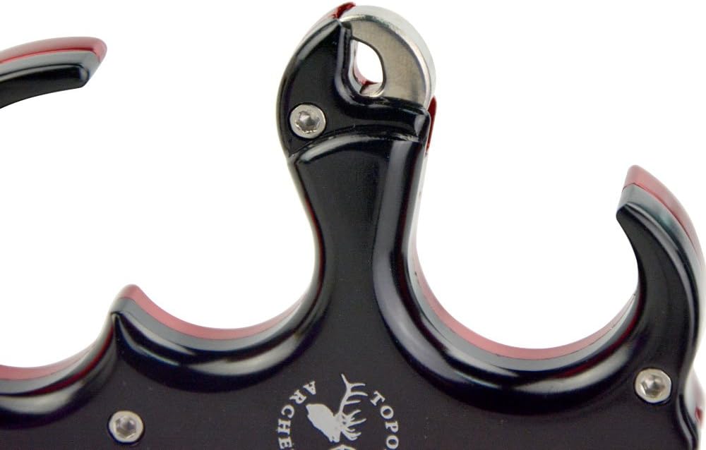 SHARROW Bow Release Aid 3/4 Fingers Automatic Archery Release Aluminium Alloy Thumb Trigger for Compound Bow Accessory