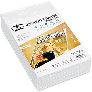 Ultimate Guard Golden Size Comic Backing Boards (White)
