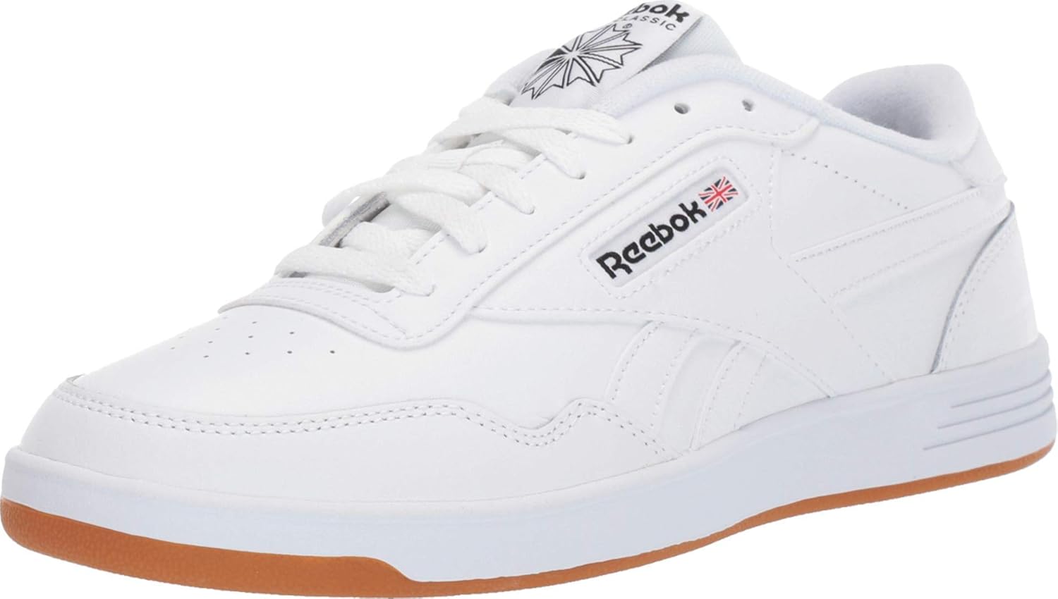 Reebok Men's Club MEMT Sneaker 6 White/Black/Reebok Rubber Gum-01