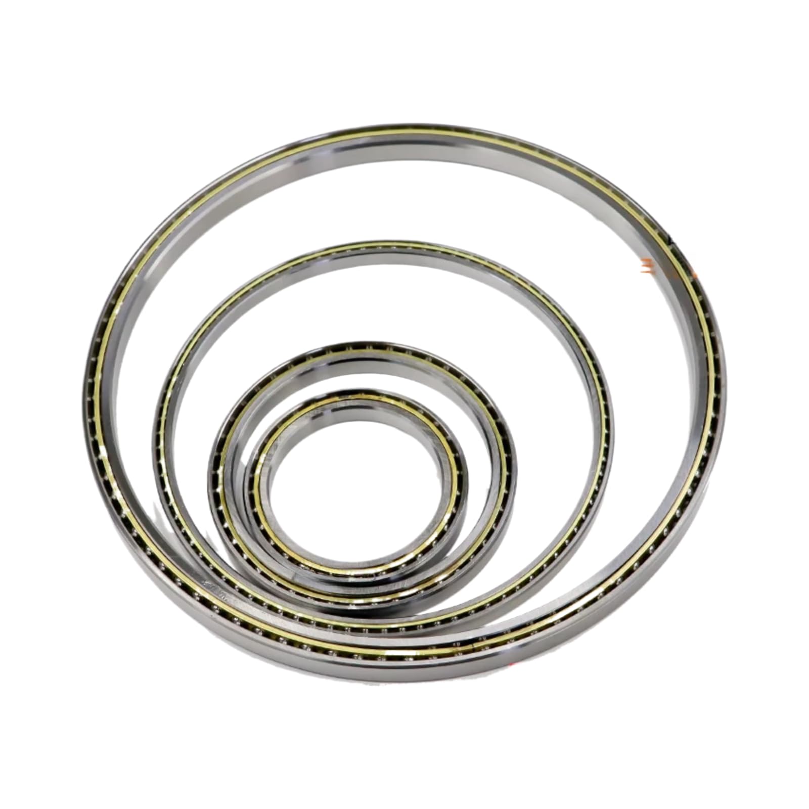 roulement à paroi ultra-mince de section égale KBKCKDKFKG140 diamètre intérieur 355,6 contact quatre points billes rainure profonde d'angle(KF140ARO Angular Contact Ball)