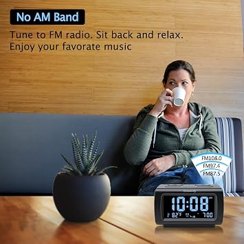 DreamSky FM Radio Clock + White Noise Machine