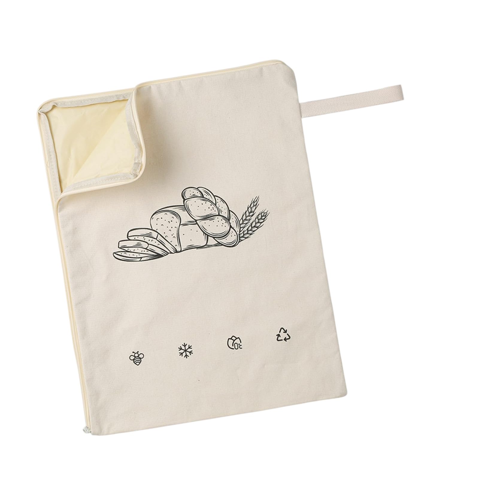Kaeltsyn Beiges Multipurpose Bees Wax Coated Bag Food Storage Organiser For Sourdough Bread Kitchen Solution Recyclable Beekeeping Food Bags