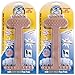 Nylon Dog Chew Toy- Bullibone Peanut Butter XL Nylon Bone - 2 Pack- Improves Dental Hygiene, Easy to Grip Bottom, and Permeated With Flavor