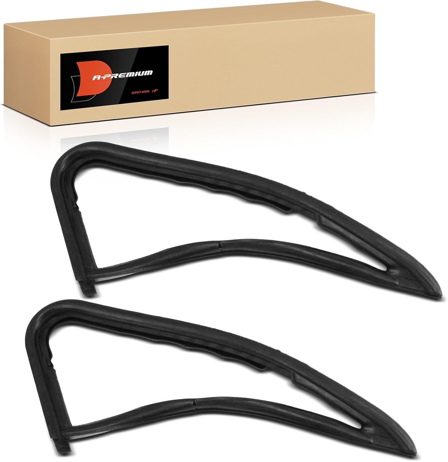 A-Premium 2PCS Front Vent Window Molding Trim Weather Stripping Kit Compatible with Chevrolet & GMC - Blazer, C10 C20 K10 K20 R10 R20 Suburban, C1500 C2500 C3500, K1500 K2500 K3500, K5 Blazer, R1500