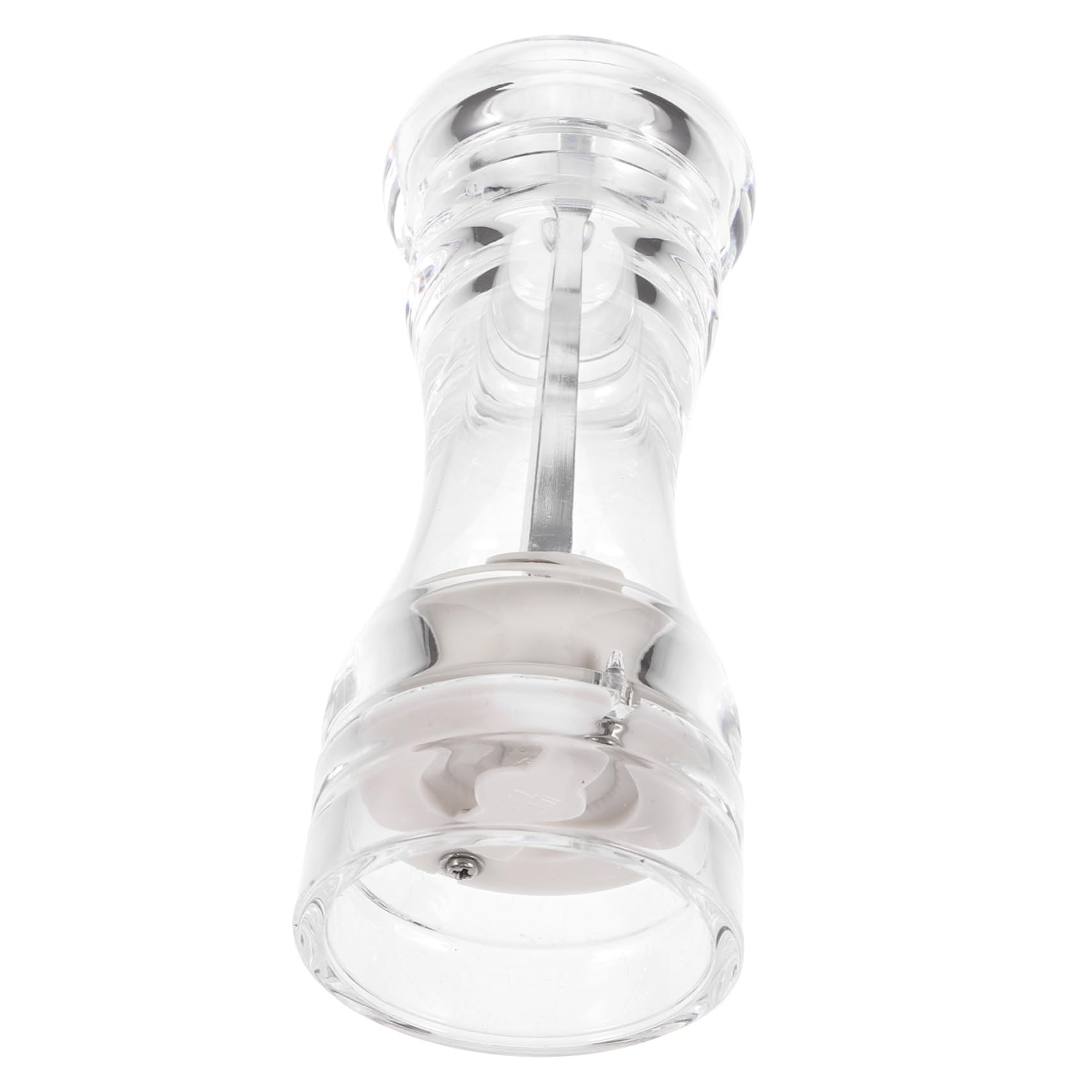 Unomor Acrylic Grinder Kitchen Supplies Seasoning Organizer Pepper Shaker Bbq Tools Clear Container Grilling Tools Kitchen Seasoning Jar Kitchen Gadget Flour Shaker Hand Tools Ceramics