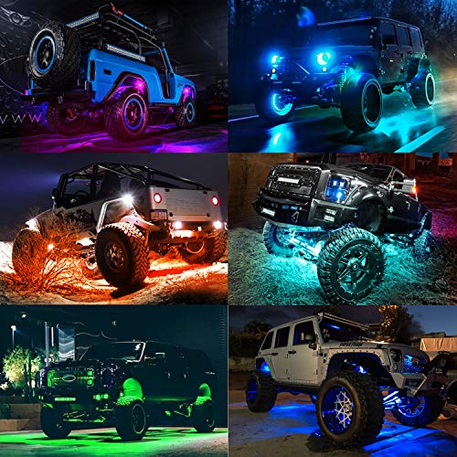 AMBOTHER RGB LED Rock Lights with Remote Music Mode - Thumbnail 5