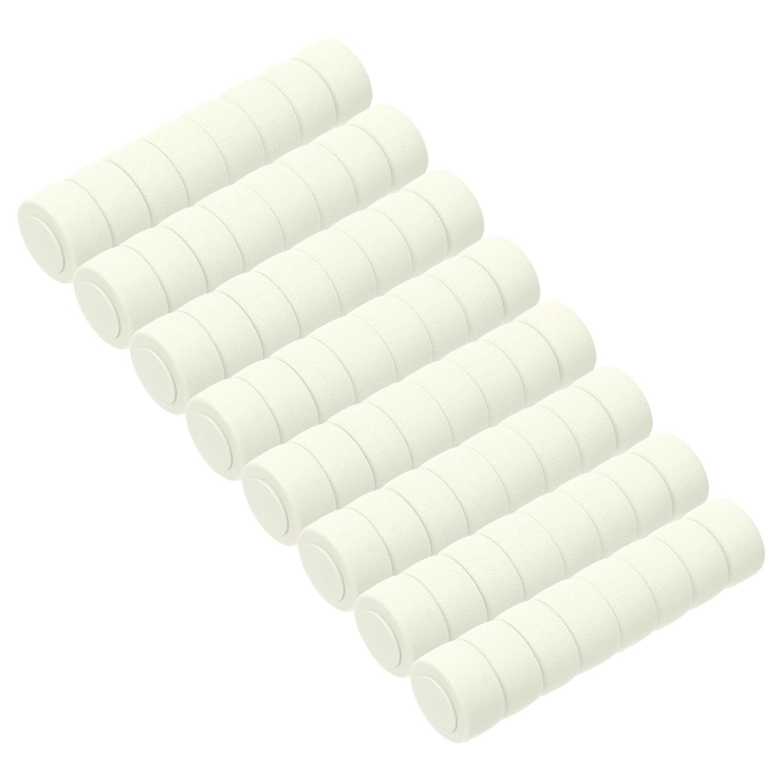 sourcing map 8 Pcs Door Handle Covers - Anti-Collision Door Knob Protector Covers Soft Foam Door Knob Sleeve Cushion for Home Kitchen Bathroom Bedroom Refrigerator, Beige