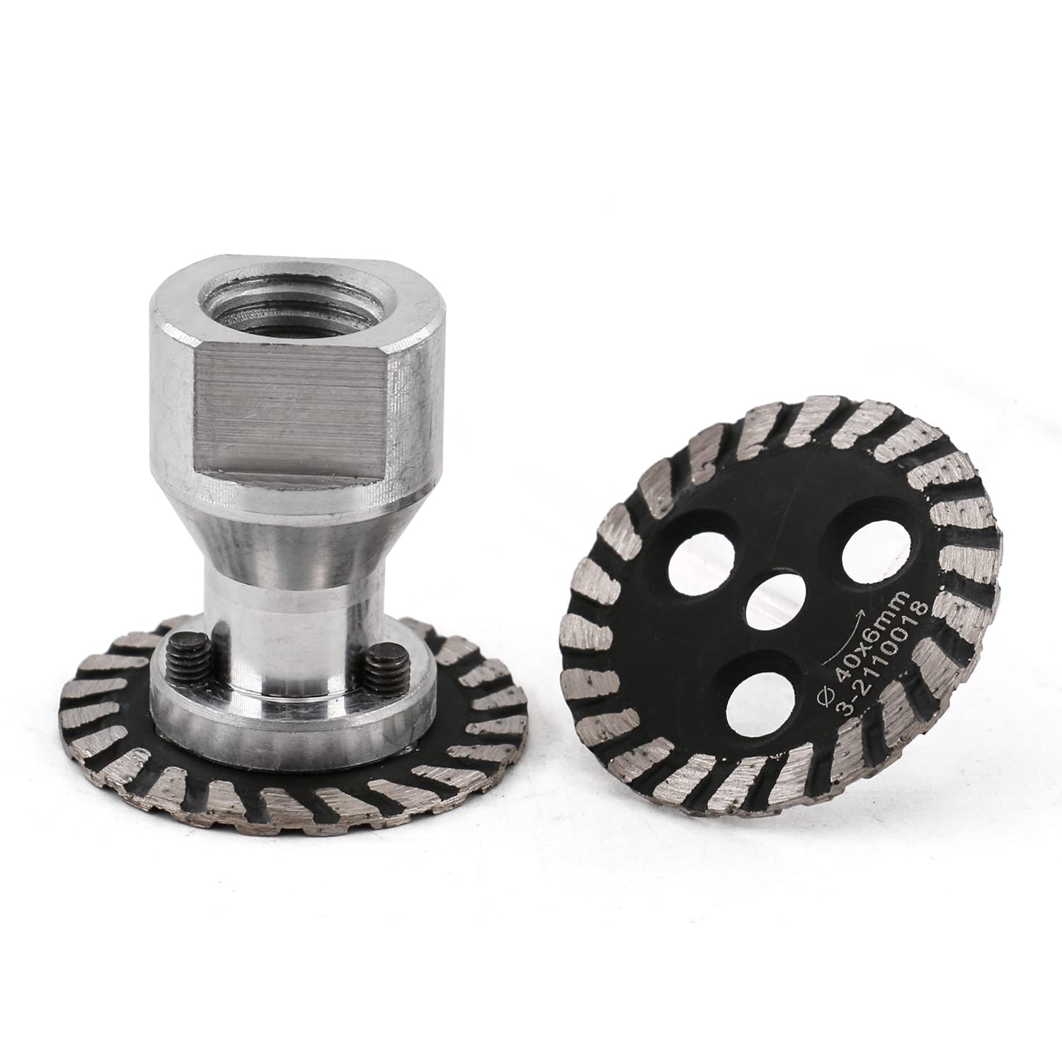 HOMESOM 40mm Diamond Saw BIade with RemovabIe FIange 5/8-11 Engraving Cutting Disc Carving Concrete Granite Sandstone