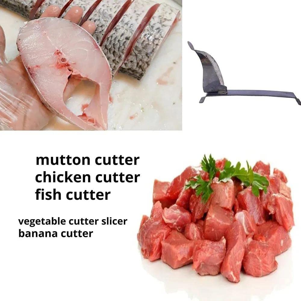 Subaa Vegetable Cutter & Coconut Slicer & Cutter/Traditional Steel Vegetable Cutter/Iron Base/ - Image 3 thumbnail