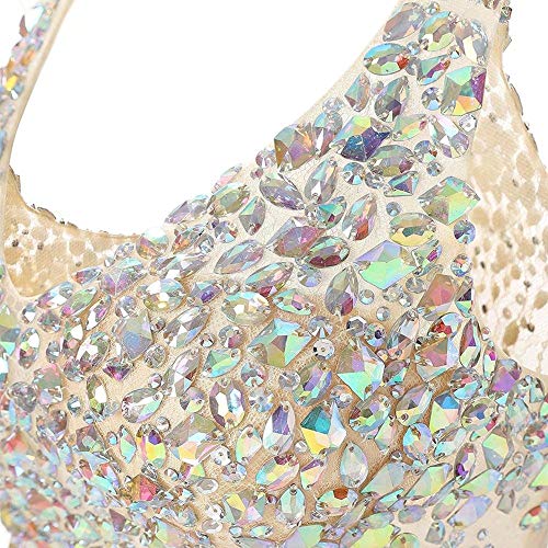 Ly Dress Women's 2020 Luxury Homecoming Dress Short Beaded Graduation Party Gown Size 16 Yellow #TOP3