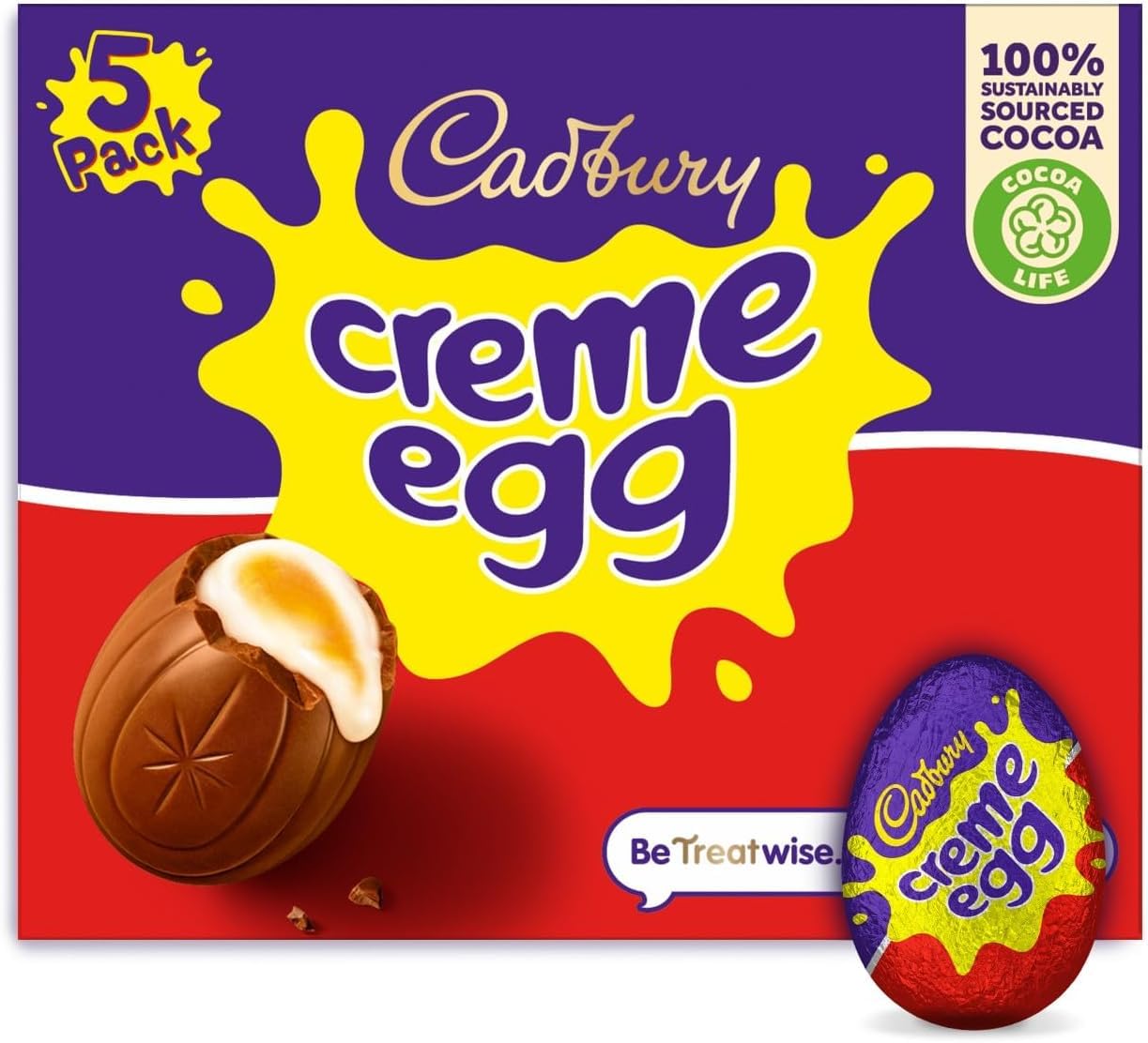 Cadbury Creme Egg 40g Pack 5s NWT8353P