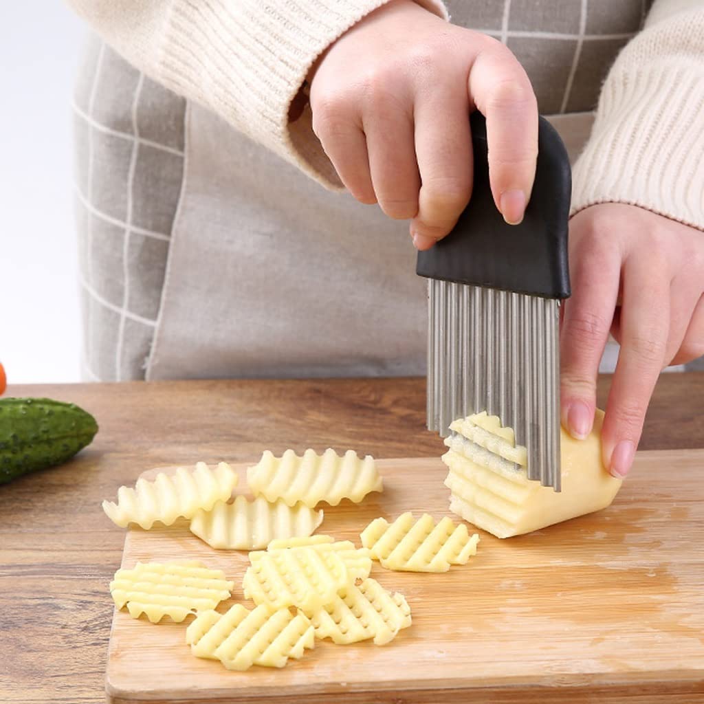 Cortador Legumes Ondulado Japonês - Aço Inox 12cm Seki