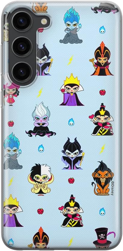 ERT GROUP Mobile Phone case for Samsung S23 Original and Officially Licensed Disney Pattern Disney Villains 007 optimally adapted to The Shape of The Mobile Phone, case Made of TPU