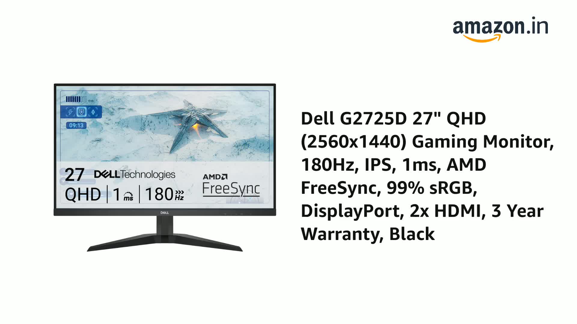 Dell G2725D 27