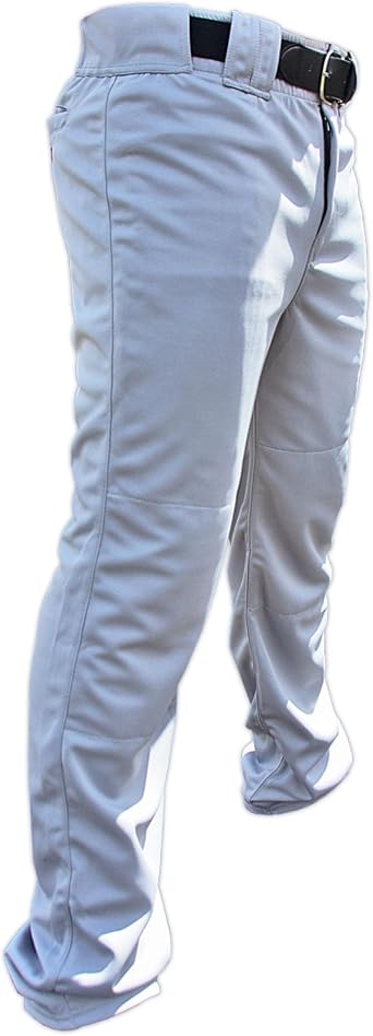 3N2 Baseball Pants for Men, Stock Pro-Weight Poly Pant-Open Hem Small-L