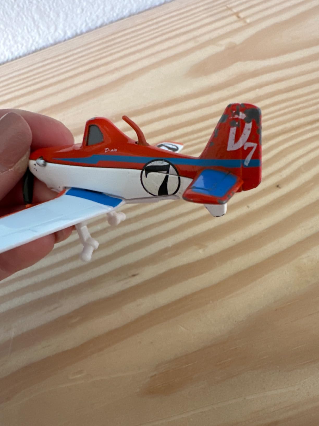Pixar Planes Dusty Crophopper – Modèle 1:55 En Métal, 11 Cm, Jouet éducatif Pour Enfants Et Collectionneurs