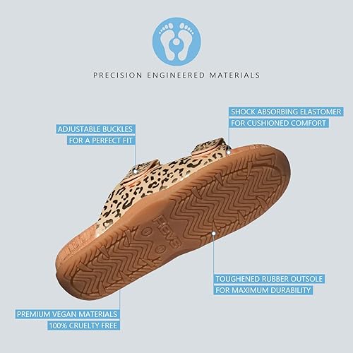 Miniatura 6 de Revs - Sandalias veganas de primera calidad suela de cojín que absorbe los golpes, soporte de arco y plantilla de masaje reflexológico para aliviar