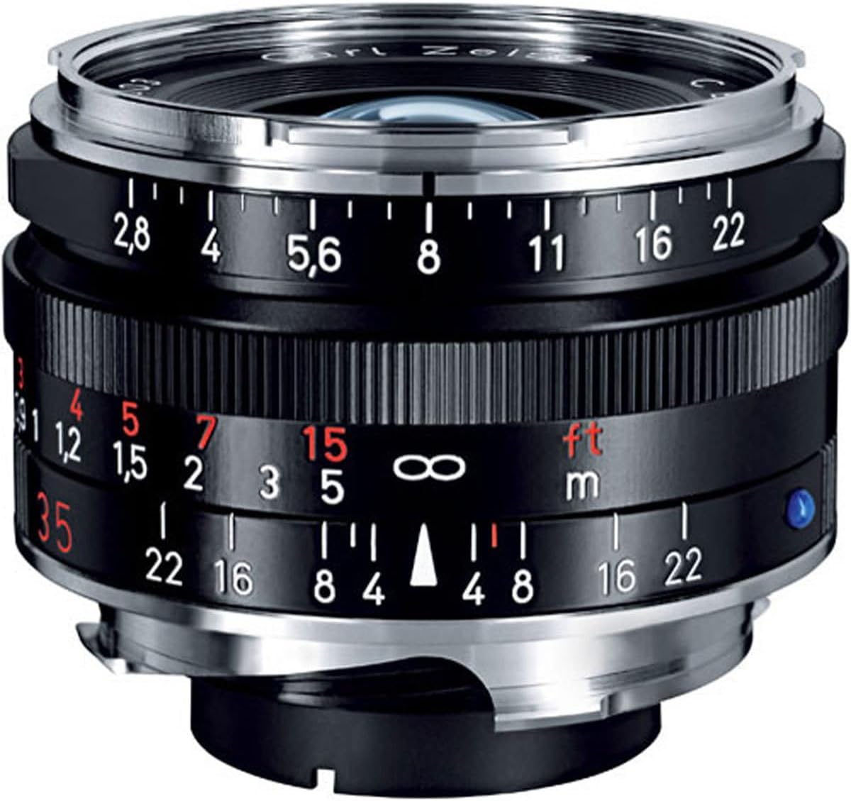 ZEISS Ikon C Biogon T* ZM 2.8/35 Wide-Angle Camera Lens for Leica M-Mount Rangefinder Cameras, Black