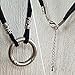 TERAISE Eyeglass Necklace Classic Fashion Metal Ring Sunglasses Necklace Glasses Holder Contains glasses cloth