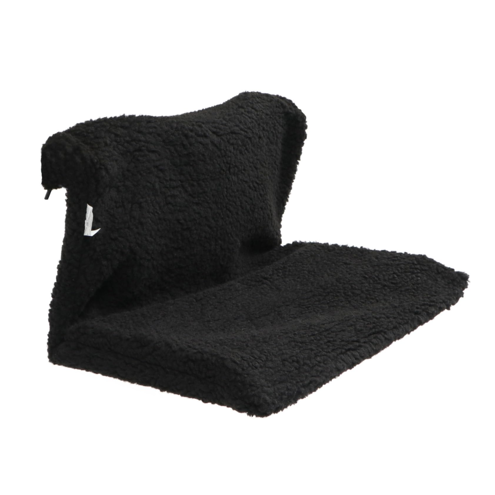 Katzenhängematte für Katzen und Kätzchen Fleece Hängematte Schwarze mit Eisenrahmen Hängendes Heizkörperbett Abnehmbar und Platzsparend