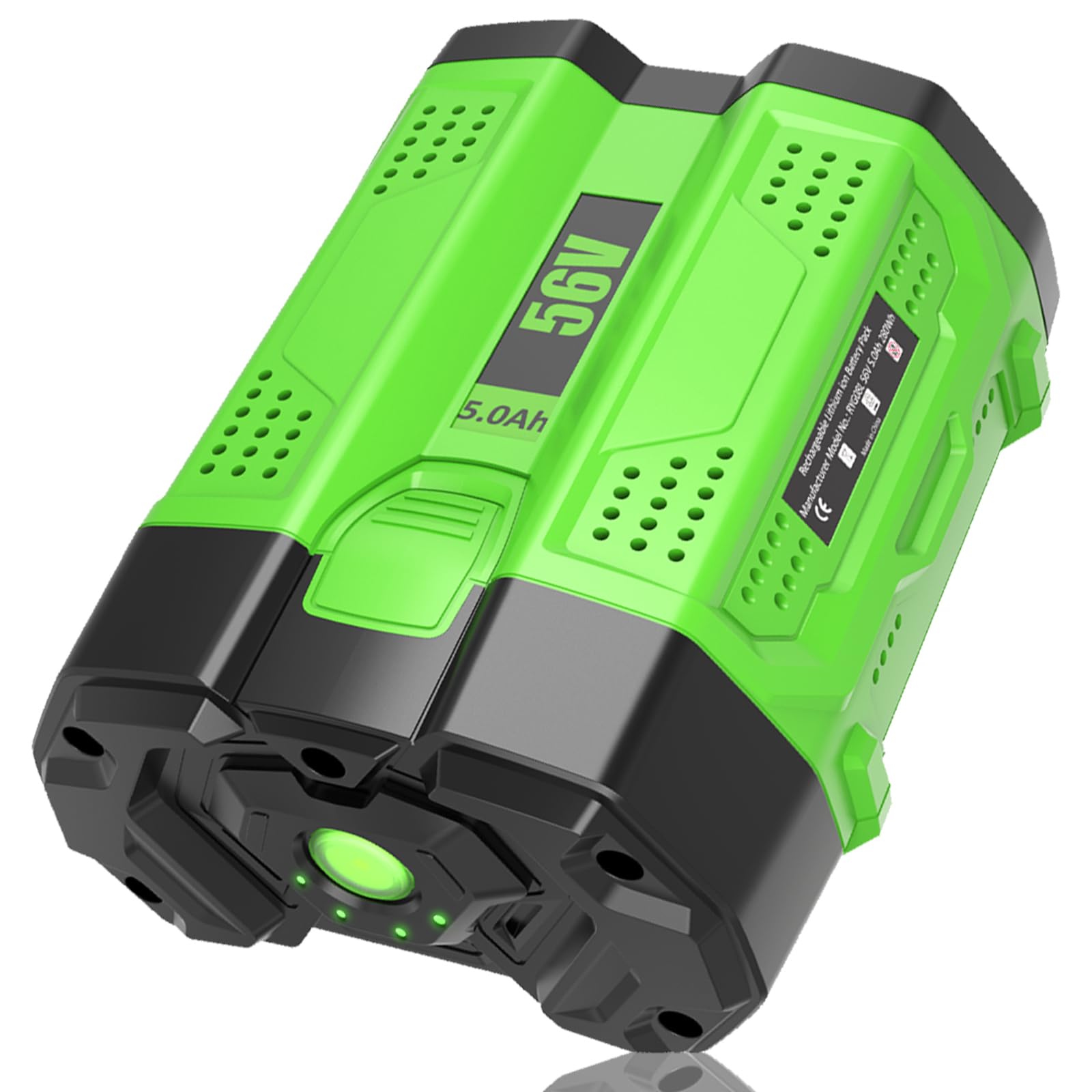 Replacement for EGO 56V 5.0Ah Battery, with LED Indicator, 1Pack