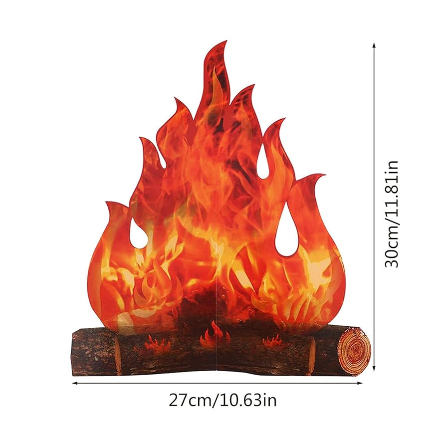 ガラス細工　ミニチュア　キャンプファイヤー ガラス細工 ミニチュア キャンプファイヤー