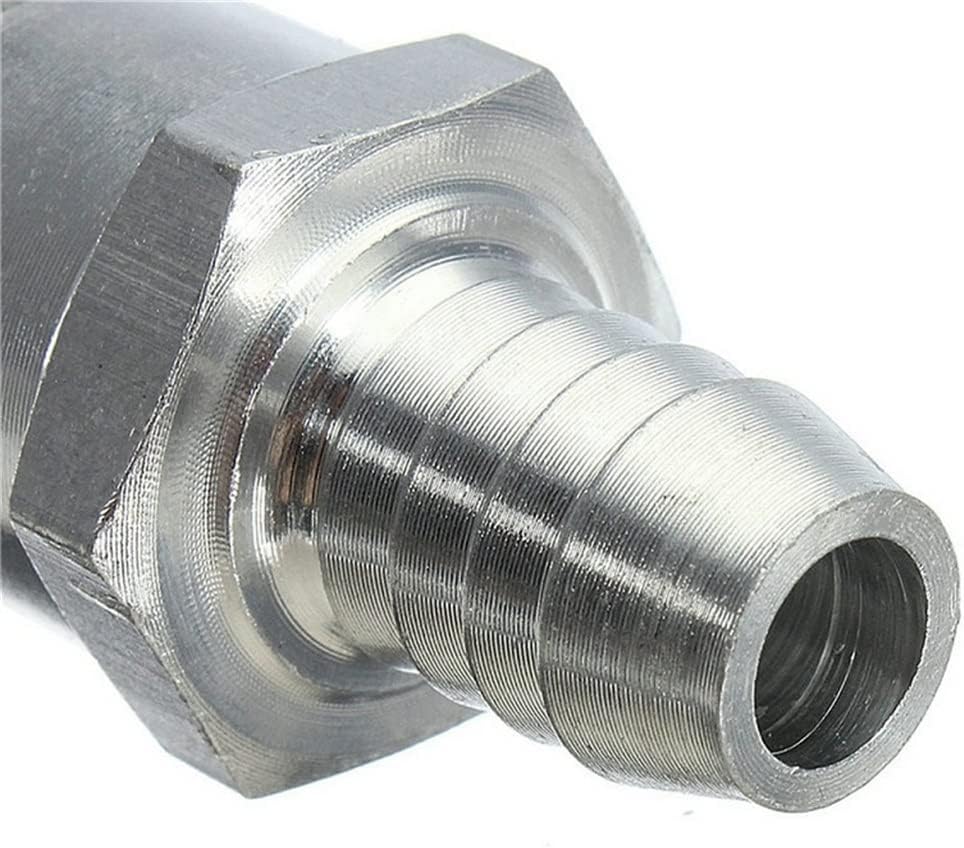 4pcs 6/8/10/12mm Aluminium Alloy Way Fuel Non Return Check Valve Petrol for Car Vacuum Hose (Size : 12mm)
