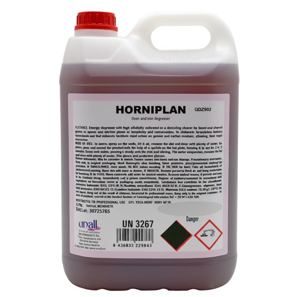 BALSAT Horniplan Desengrasante Profesional para Planchas y Hornos, Elimina Grasa y Residuos de Alimentos, 5L