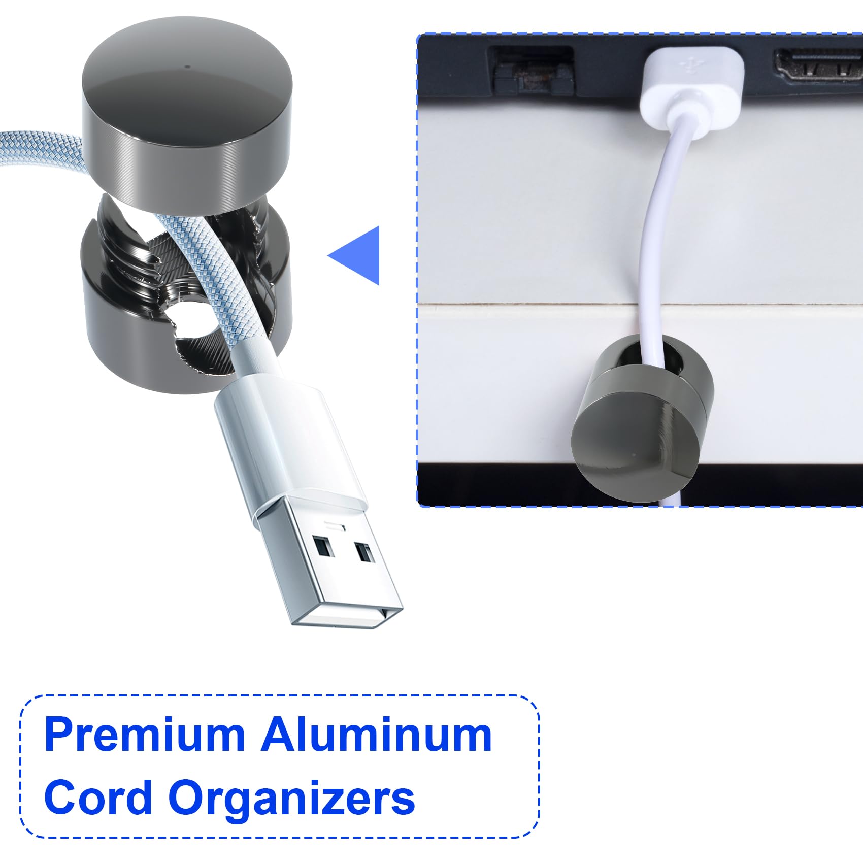 SmallCat Cable Holders - Organize Your Cords -3