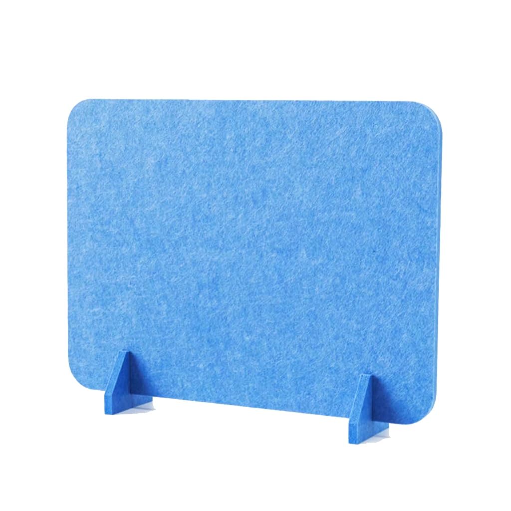GDMDPTE Acoustic Desk Partition Privacy Divider Panel for Office and Classroom Soundproof Blue Panel 50x60cm