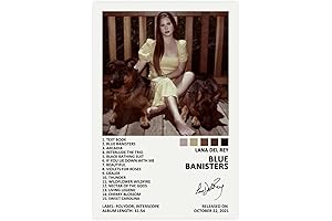 YEZLH Lana Del Rey Posters Blue Banisters Music Album Poster