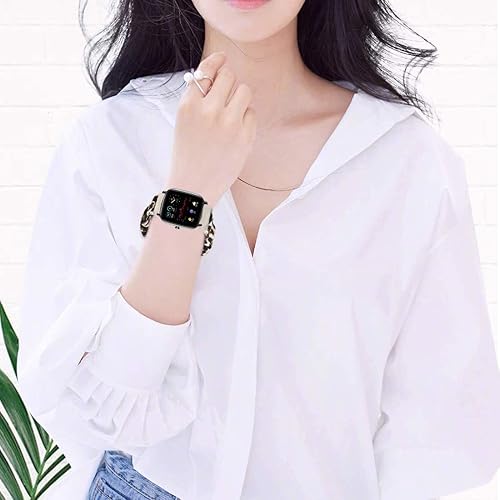 Miniatura 4 de Correa de repuesto compatible con ANDFZ Smartwatch de tela elástica Lamshaw para mujer, compatible con ANDFZ T42 1.72Geelyda Y20 ProT42