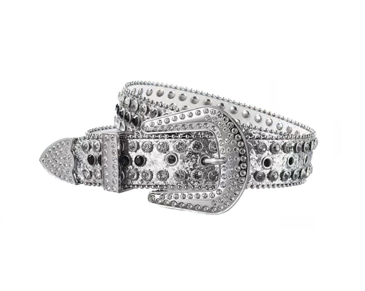 Amazon | $ole onle ベルト ギラギラ ブラック ブリンブリン ヒップ