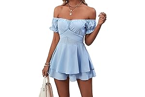 Flowy Layered Ruffle Romper