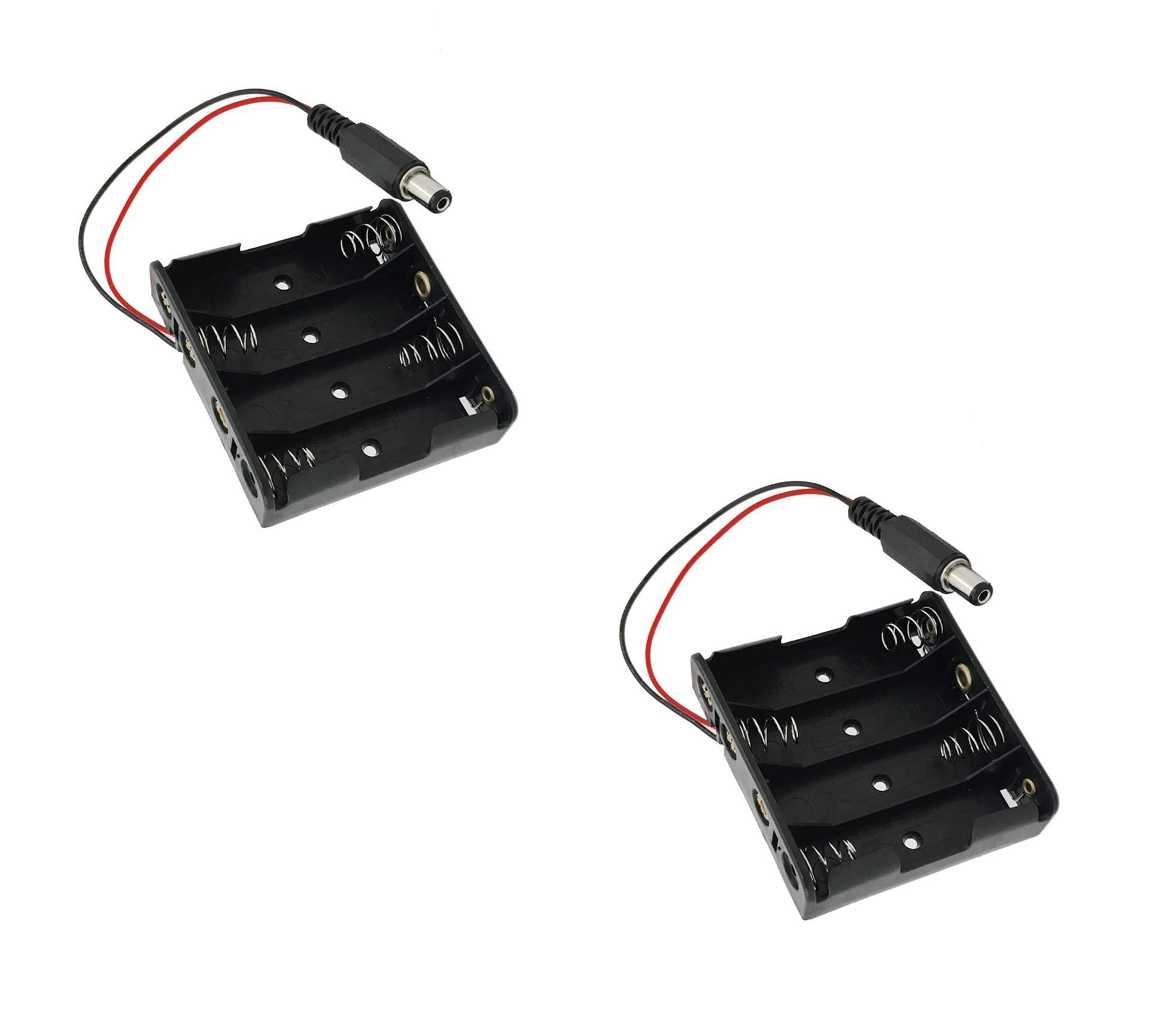 EPICTAC 4xAA Battery Holder to DC Jack Connector for Arduino UNO R3, MEGA 2560 (Pack of 2) (B08JZHK58L) Amazon Price History, Amazon Price Tracker