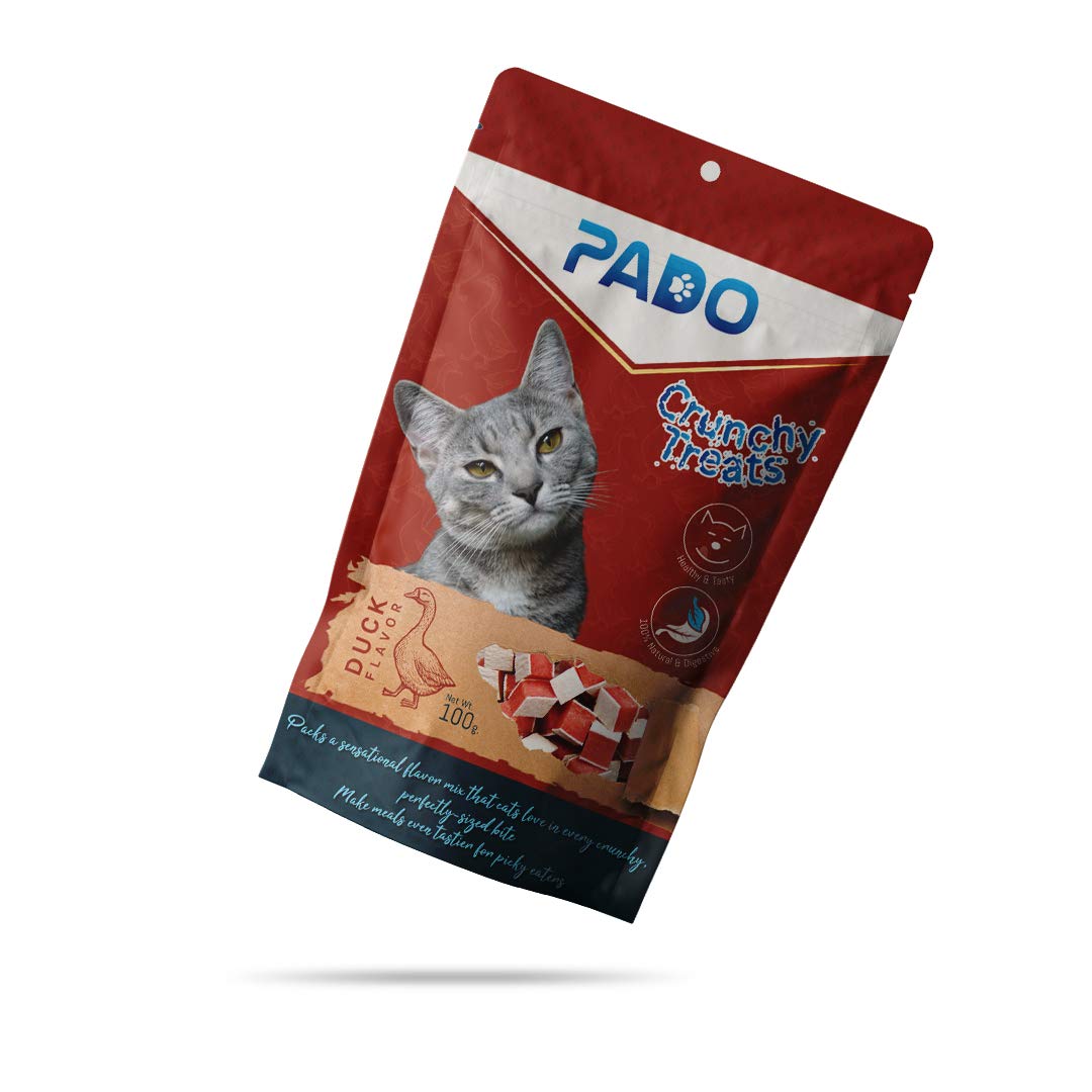 Pado Crunchy Cat Treats Duck 100G
