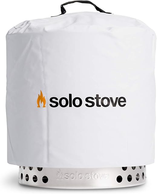 Solo Stove Ranger Shelter | Protective Fire Pit Cover for Round Fire Pits, Water resistant Cover, Fire Pit Accessories for Camping and Outdoors, Width 45,5 cm, Height: 36,8 cm