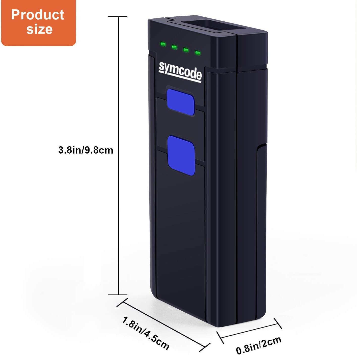 Bеѕt Cуbеr Dеаlѕ 🔥 Bluetooth Wireless Barcode Scanner,Symcode Mini 1D Portable Handheld CCD Barcode Scanner Reader for POS/Android/iOS/iMac/Ipad Grеаtеѕt Prоduсt Bluetooth Wireless Barcode Scanner,Symcode Mini 1D Portable Handheld CCD Barcode Scanner Reader for POS/Android/iOS/iMac/Ipad