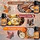 SALUBRITO Herbst Ätherische Öle Set für Diffuser, Naturrein Aromatherapie Duftöl für Diffusor 6 x 10ml – Zimt, Kürbisgewürz, gewürzter Apfelwein, Snickerdoodle, Vanille, Muskatnuss