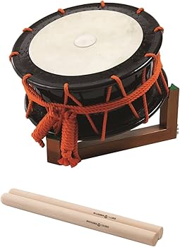 民謡等用　締め太鼓 Amazon | 締太鼓(能楽・長唄・民謡) 鼓面35cm・胴高15cm(5寸