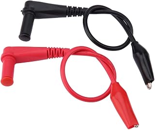 Clipe de fio de teste, bom contato conveniente condutivo resistente clipes elétricos para medidor de capacitância LVC6013
