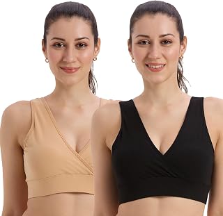 Evamomies Medium Coverage Non Padded & Wireless Maternity Bra Price In India