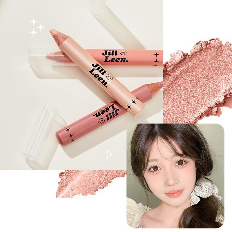 2PCs Shimmer Silkworm Eyeliner Aegyo Sal Highlighter miniatura 6
