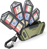 Vista 34 de Mumba 12 Game Card Case Holder for Nintendo Switch Game Cards, Portable and Exquisite Protective Hard Shell with 4 Layer Rotatable Holder for