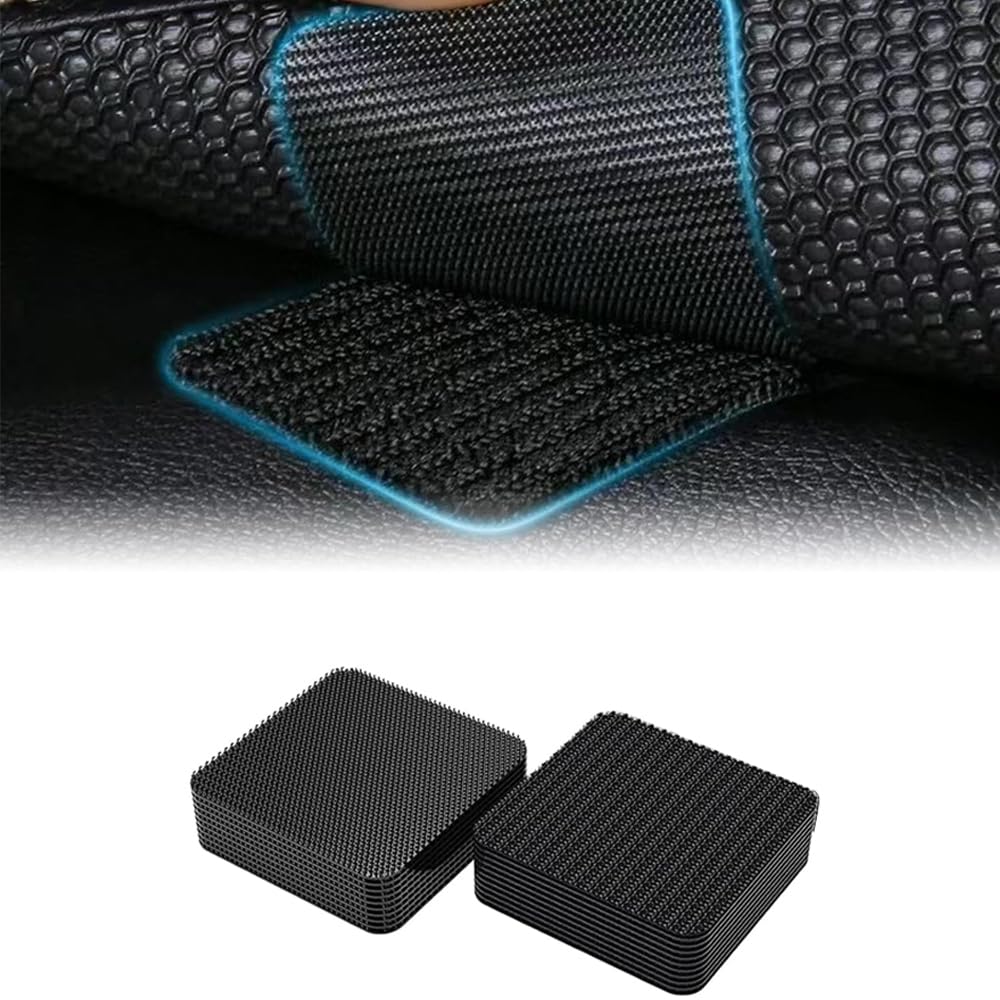YIXUEERWSY 20 Pieces Car Floor Mat Clips suitable for Seat MII 5-Türer KF1 I 2012-2019, Interior Fixing Heavy Duty Fasteners Nylon Non-slip Grip Carpet Retention Pads