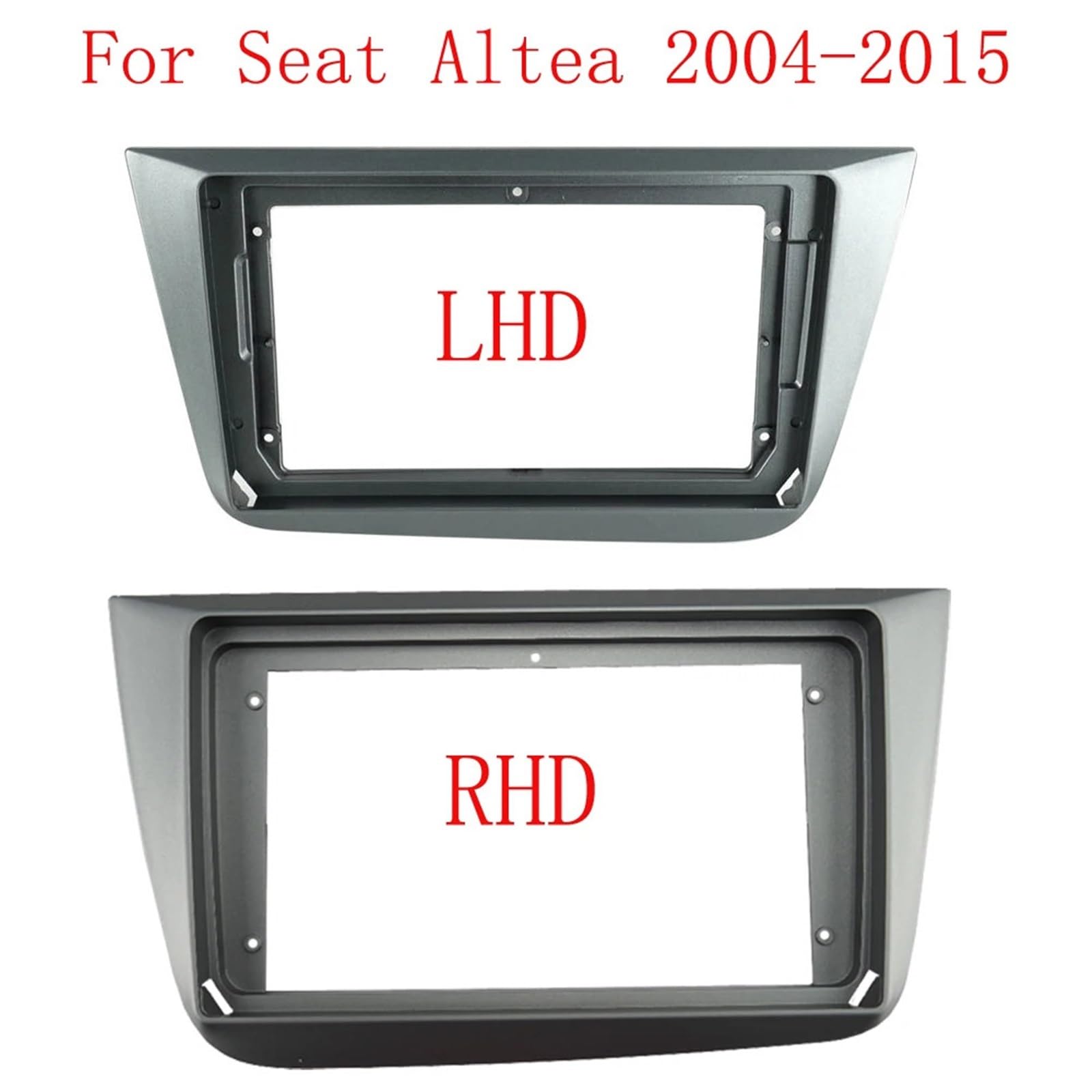 Juego de instalación de Radio Adaptador de Panel Instrumentos 9 Pulgadas para Coche, Caja Canbus, decodificador, Compatible con Seat Altea 2004-2015(Only Left Frame)