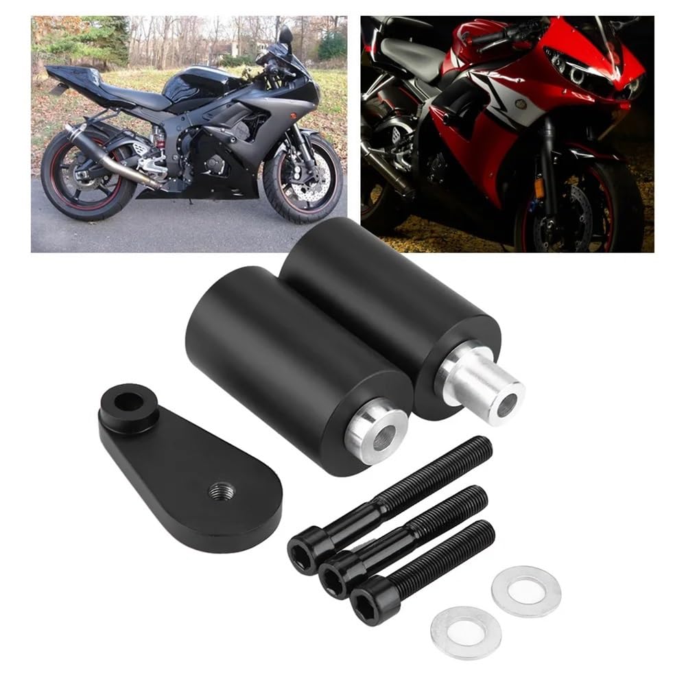 Części do montażu motocykla Rama suwaka Crash Protector Kit pasuje do YZF R6 R6S 2003-2008 Rama suwaka Crash Protectors